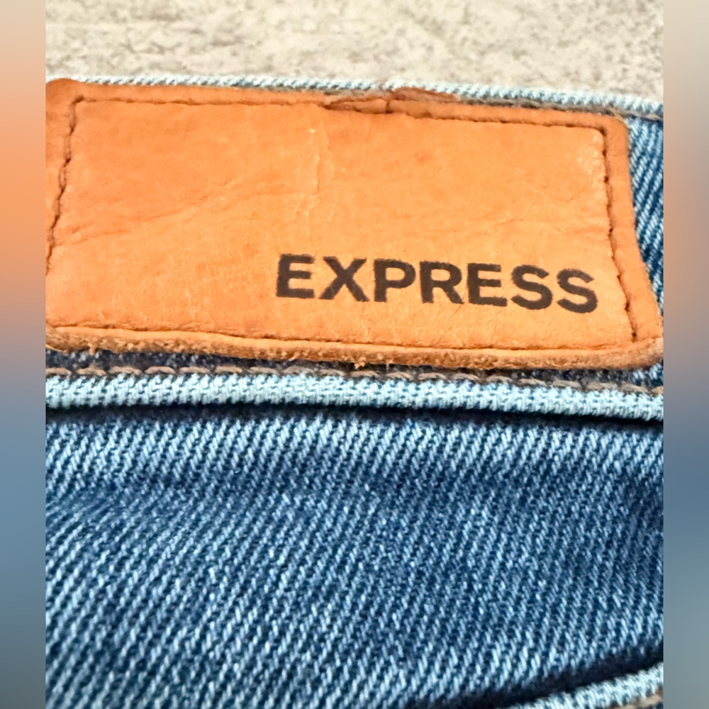 Express Mid Rise Stretch Jeans Size 00 - Picture 12 of 13